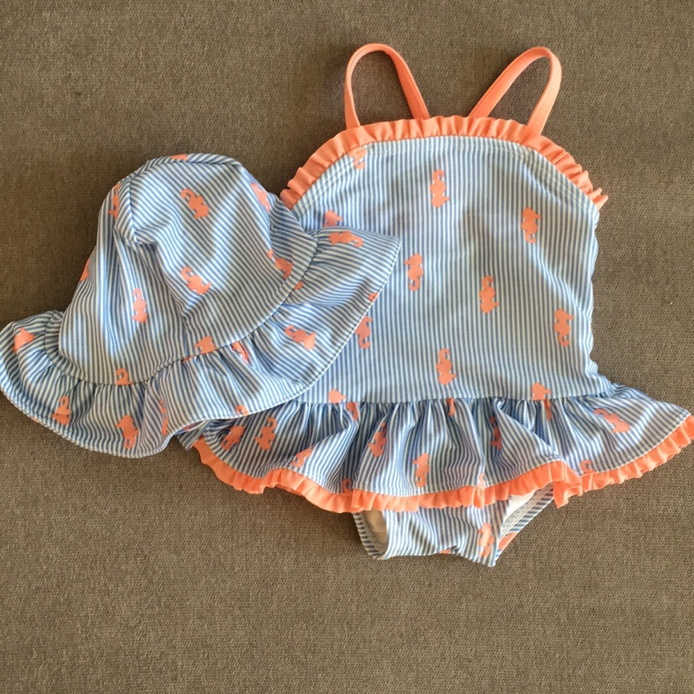 Gymboree Baby Girl Sea Horse Swim Suit